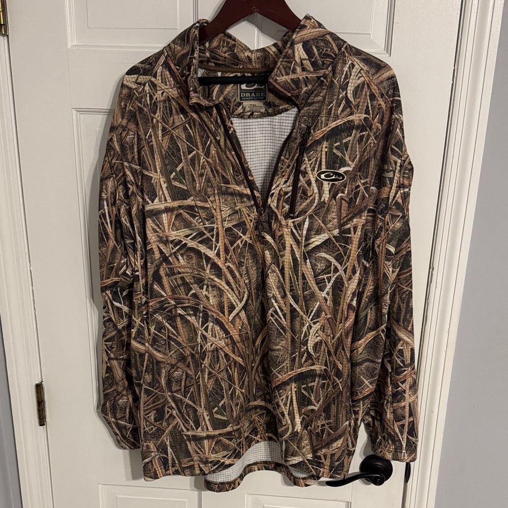 Drake Camo light weight  long Sleeve pullover